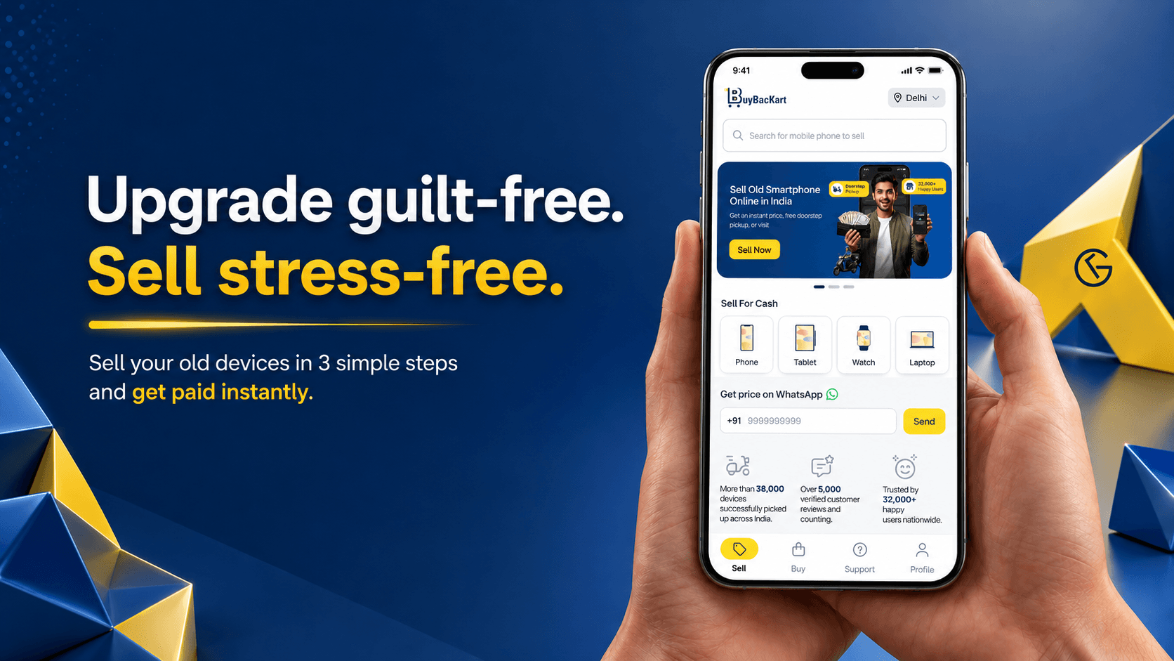 About selling old phones in India